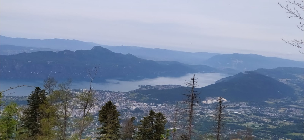 Le lac et Aix-les-Bains